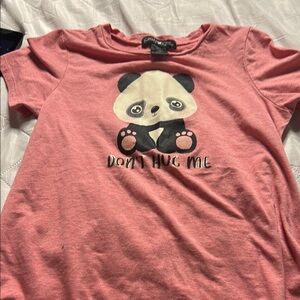 Jumping Beans Pink Panda Short Sleeve Tee